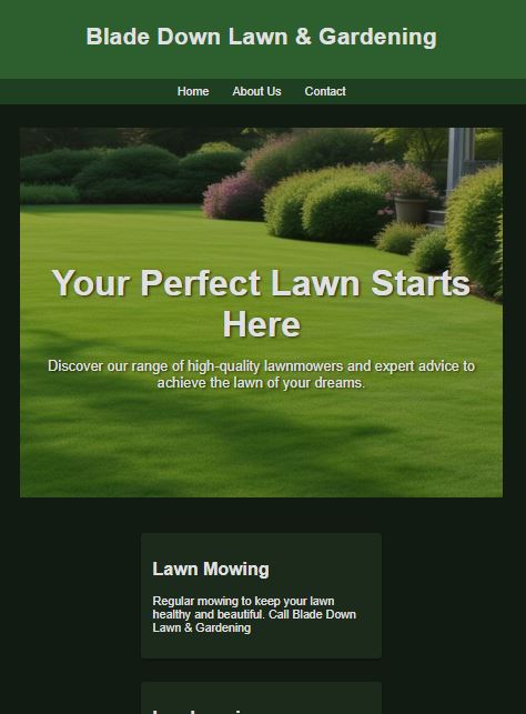 Your Perfect Lawn Starts Here