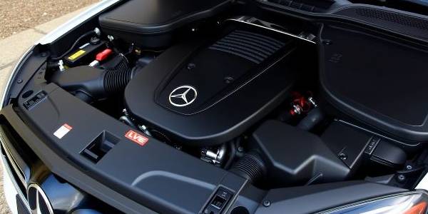 3.0L V6 engine of the 2018 Mercedes-Benz GLE 350